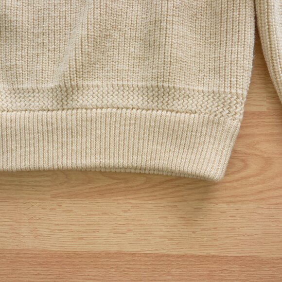 MAISON MARGIELA Women's Knit Beige Wool Sweater, Sizer S, Made in Italy - Picture 4 of 11